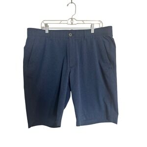 Under Armour Men Navy Blue Golf Shorts Size 36 Heatgear‎ Tech Shorts
